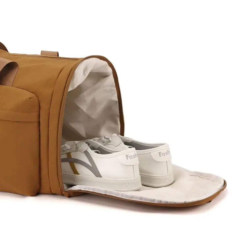sac de voyage pliable imperméable de grande capacité, sac de sport et de fitness portable avec compartiment séparé pour chaussures, sac à main de week-end