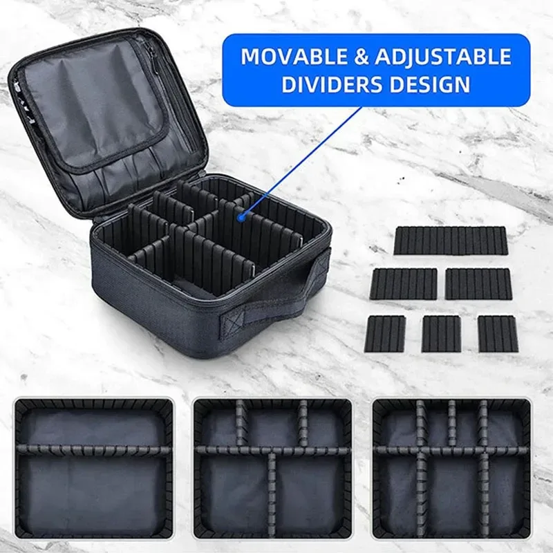 nouvelle trousse de maquillage pour femmes, étanche, pour voyage, rangement de pinceaux de beauté, outils de broderie, étui cosmétique professionnel, boîte de maquillage