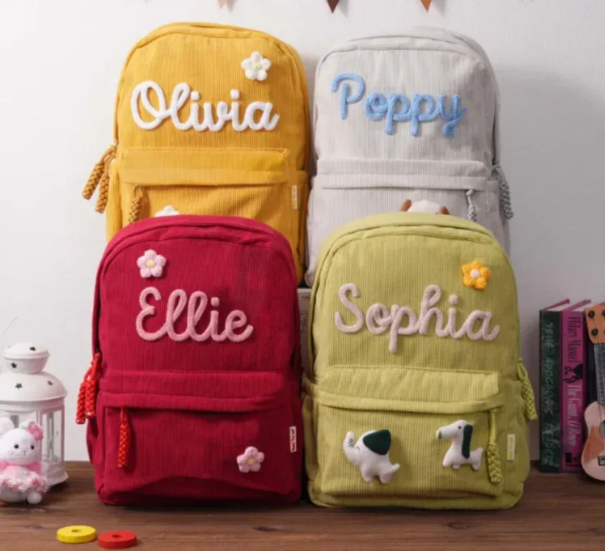 sac à dos personnalisé pour enfants, sacs à dos personnalisés pour tout-petits, cadeau d'anniversaire, cadeau de rentrée à l'école, cadeau pour demoiselle d'honneur