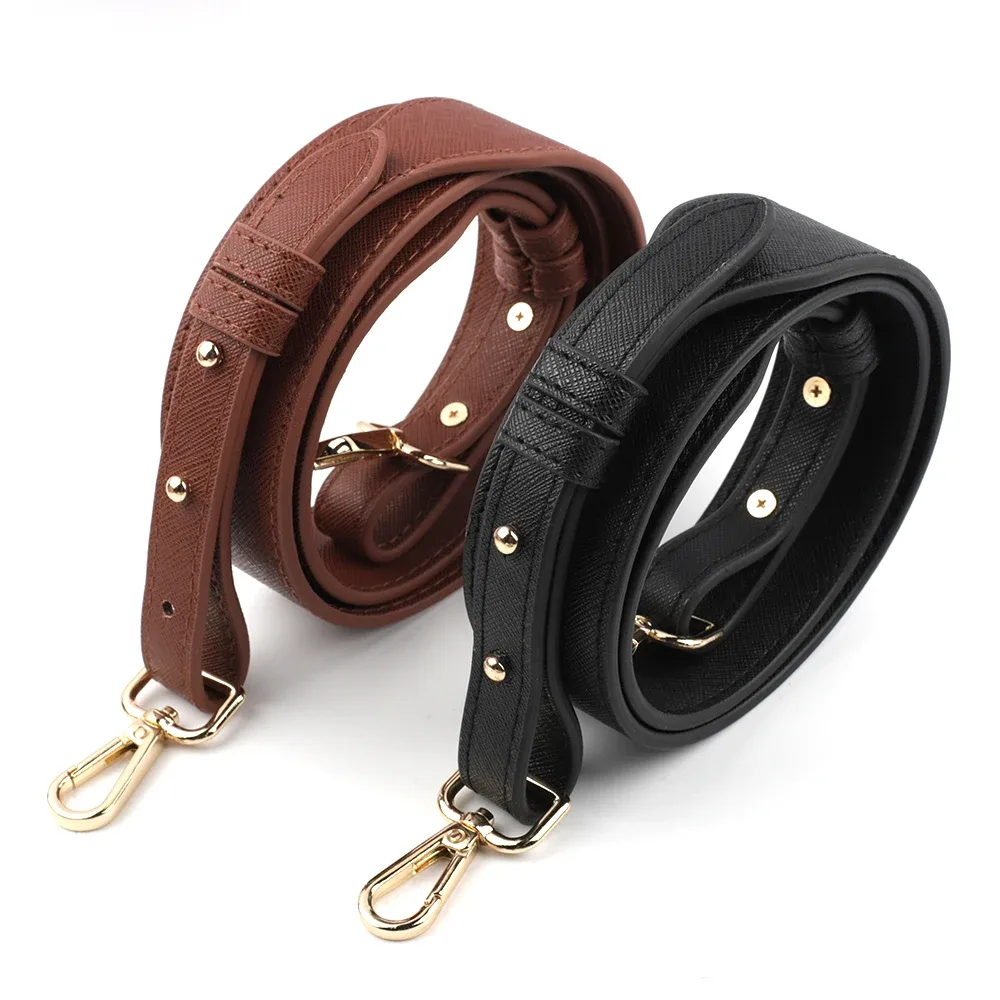 sangle de sac en cuir pu réglable 105-112 cm, boucle en métal de luxe, sangle d'épaule pour sacs à bandoulière, accessoires