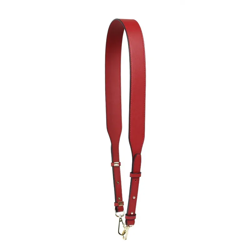 sac en cuir pu de 4cm de large, sac à bandoulière multicolore noir réglable, sangle en cuir, accessoire de sac de haute qualité