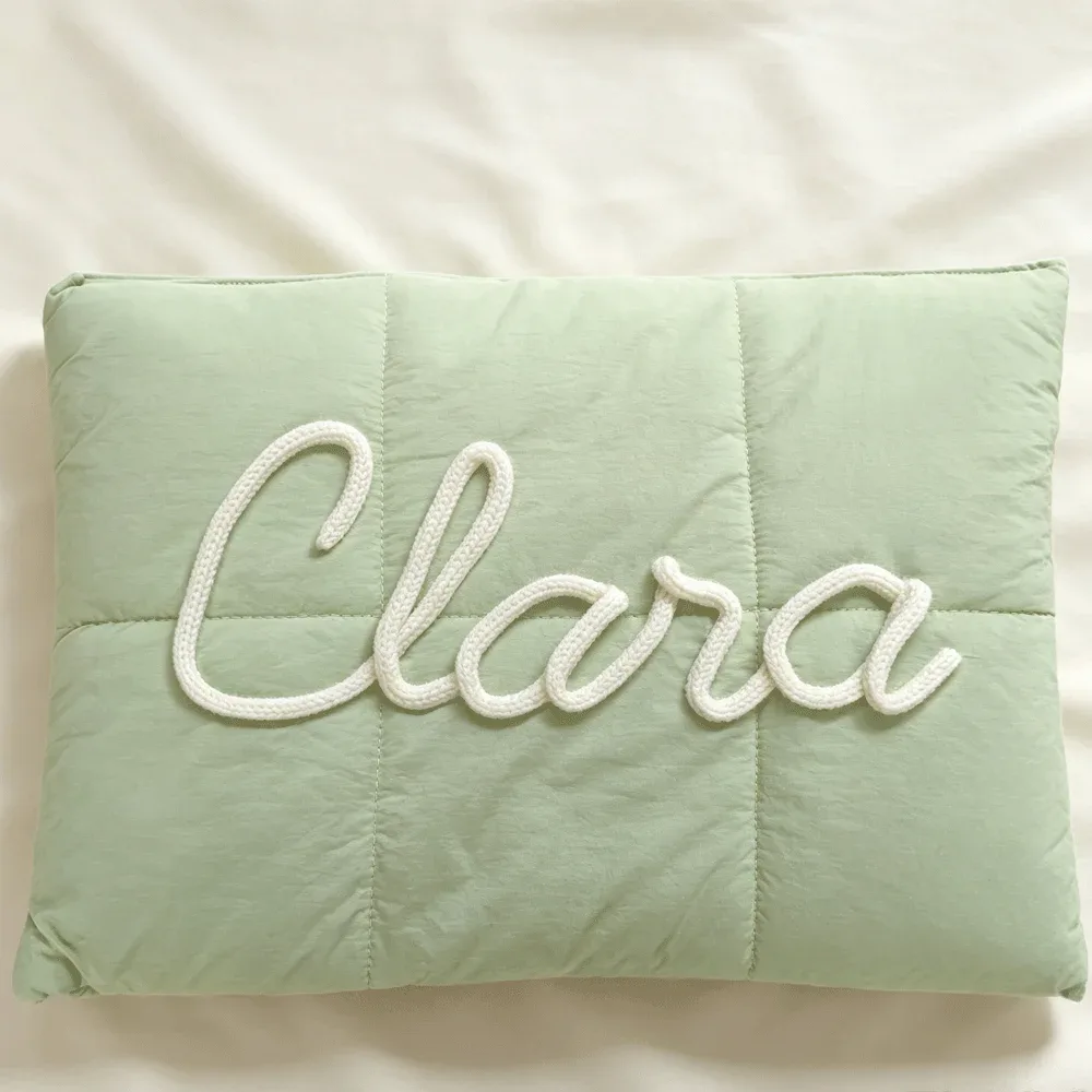 sac pour ordinateur portable personnalisé, étui pour ordinateur portable matelassé avec lettres en chenille personnalisées, housse pour ordinateur portable de 12x16 pouces, cadeau de bureau