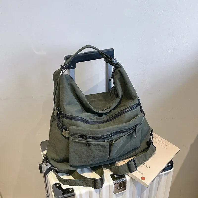 sac à bandoulière en nylon tendance, sac messager de grande capacité pour femmes, sac de voyage, sac à main, sac à dos avec bandoulière, sacs à bandoulière pour dames.