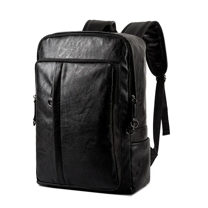 sac à dos en cuir pour hommes, sac à dos décontracté pour adolescents, sac à dos pour ordinateur portable de grande capacité, sacs de voyage de luxe