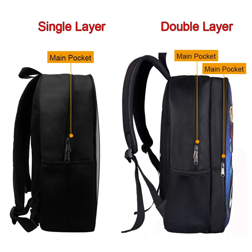 sac à dos kawaii graffiti bear pour hommes et femmes, sac à dos décontracté pour étudiants, sacs d'école pour adolescents, sac à dos de voyage hip hop, cartable