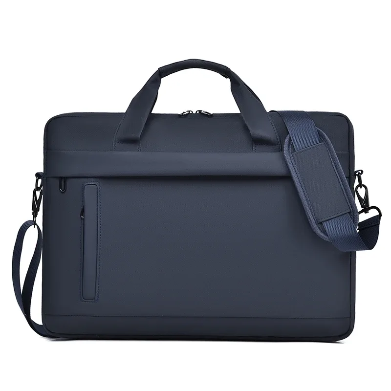 mallette pour hommes, sac à bandoulière d'affaires minimaliste, sac messager pour hommes, fourre-tout de bureau de grande capacité, sac pour ordinateur portable de 14 pouces