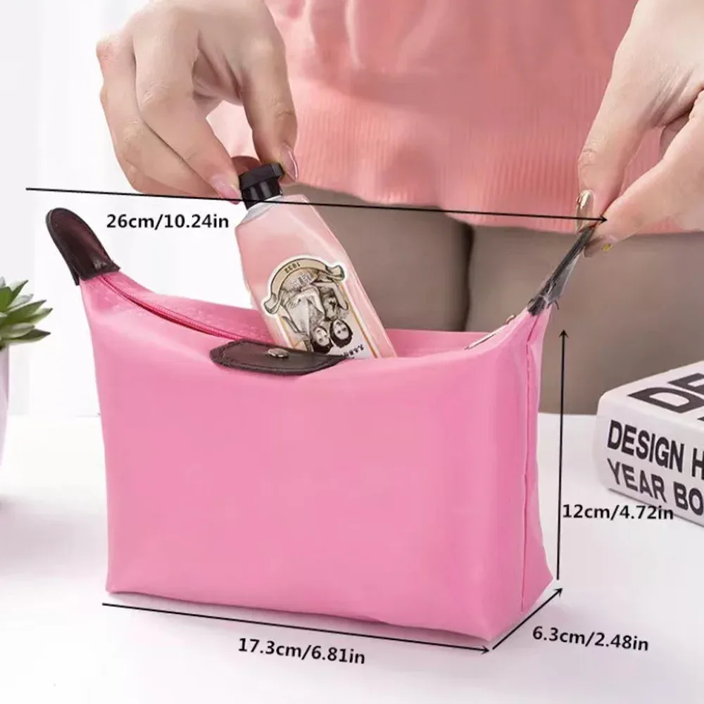 sac de maquillage portable pour femmes, sacs de rangement de voyage en plein air, organisateur étanche pour filles, produits de soins de peau, rouge à lèvres, sac cosmétique