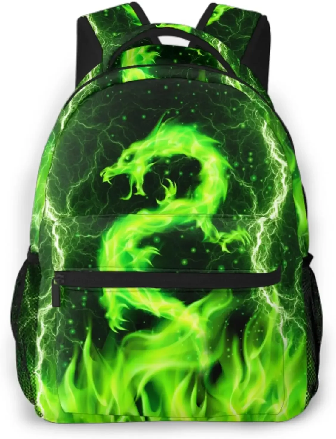sac à dos dragon bleu, sac à livres à éclairage cool pour enfants, adolescentes, filles et garçons, cadeaux de retour à l'école pour 2e 3e 4e 5e 6e année