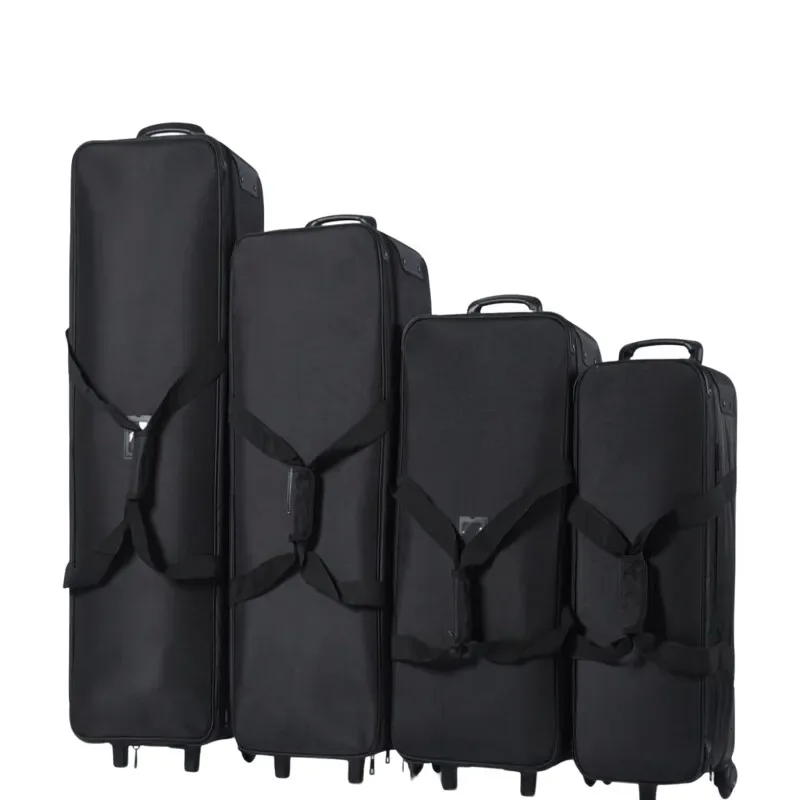 mallette de photographie de studio professionnel | chariot roulant robuste pour lumières et équipements, rangement extérieur de grande capacité