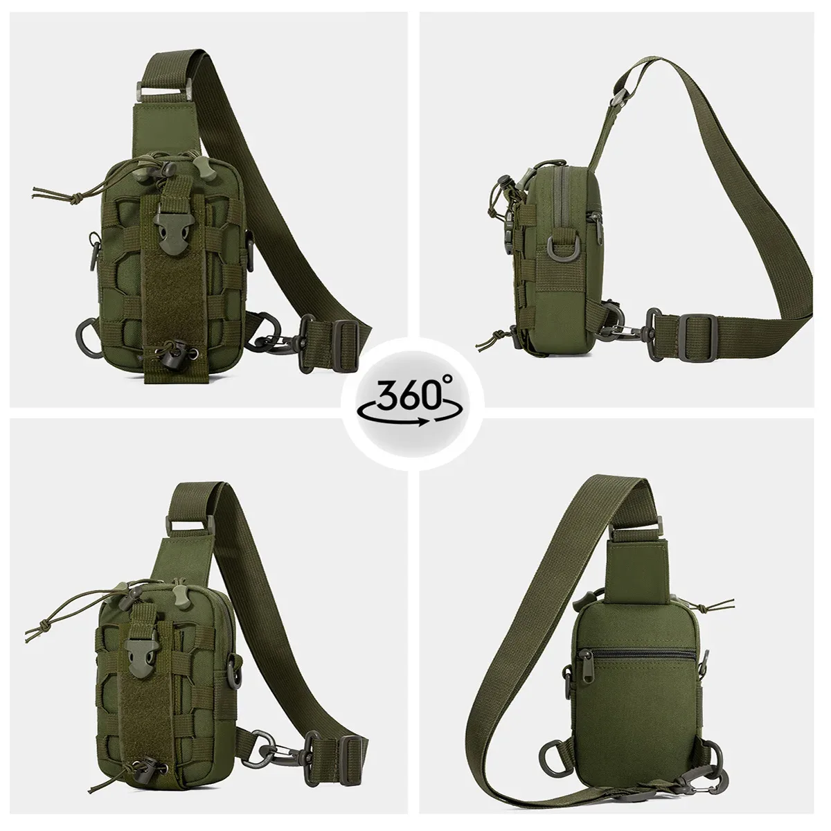 sac à bouteille d'eau, sac à bouteille d'eau à bandoulière, housse de protection multifonctionnelle pour tasse, sac de poitrine professionnel pour le camping et les activités de plein air