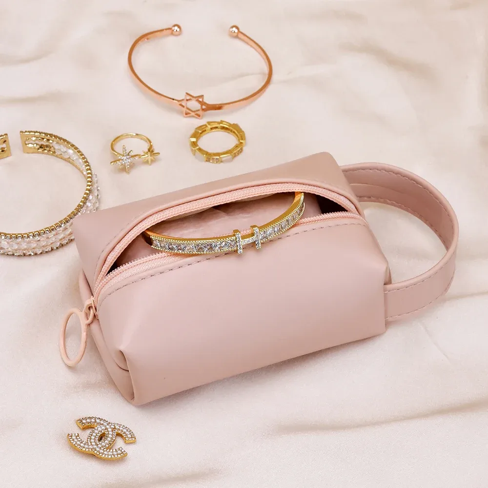 nouveau mini trousse de maquillage pour sac à main, trousse à cosmétiques en pu, trousse de toilette, trousse de lavage de voyage, rouge à lèvres, pochette à cosmétiques, organisateur de voyage