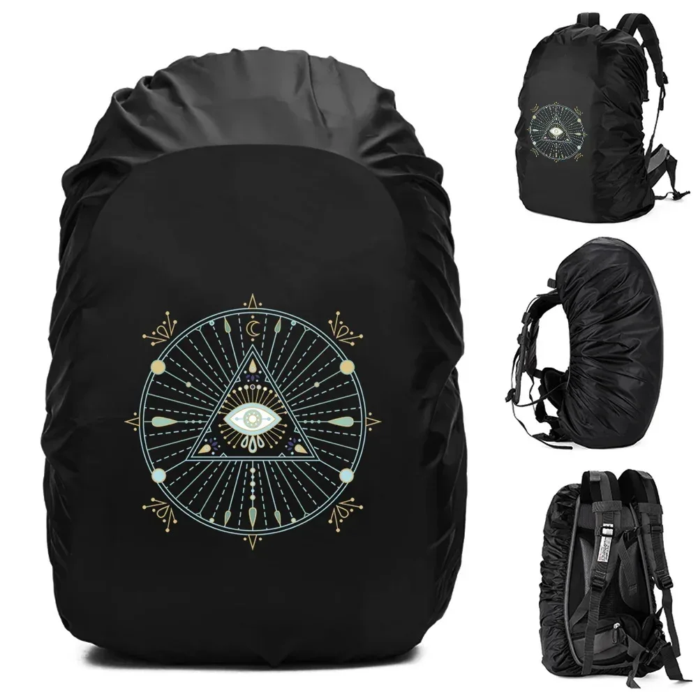 sac à dos imperméable pour homme, housse de pluie, sport de plein air, cyclisme de nuit, housse de pluie légère, sac de sécurité, camping, randonnée, 20l-75l