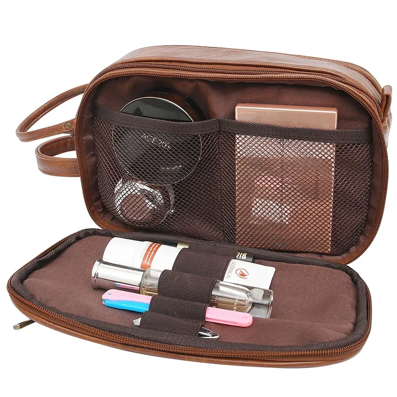 trousse de toilette multi-poches pour femmes et hommes, trousse de voyage, trousse de maquillage, trousse de présentation étanche, trousse de maquillage cosmétique, trousse d'évaluation, nouveau