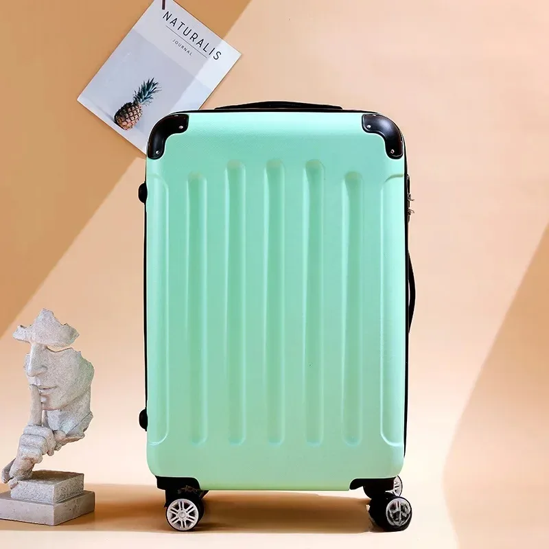 valise rétro personnalisable avec logo, bagage de voyage 20 pouces, bagage cabine en plastique abs, fabriqué en chine continentale
