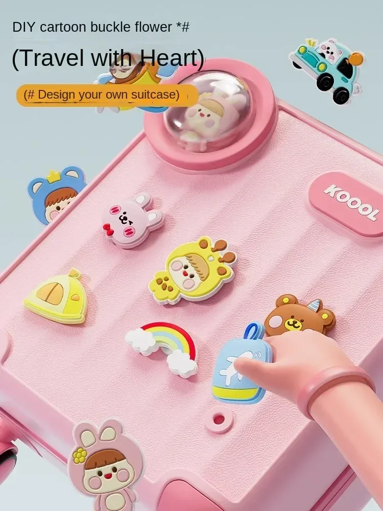 valise mignonne pour enfants de 16 pouces, petite valise à roulettes pour garçons et filles, valise de cabine pour voyage