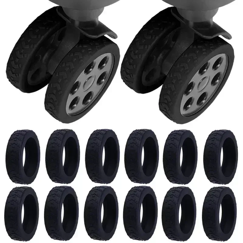 protection roue silicone tâche café couleur multiple taille adaptative protection voyage accessoire minimale roue bagage