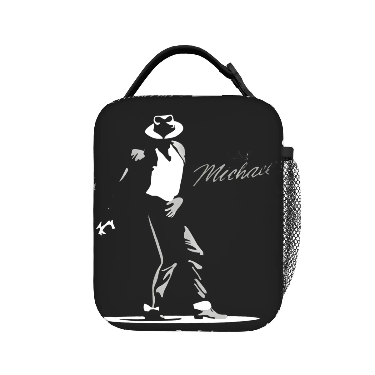 mj king of pop smooth criminal sac isotherme pour le déjeuner, sac isotherme, boîte à lunch, sac fourre-tout pour hommes et femmes, plage, extérieur
