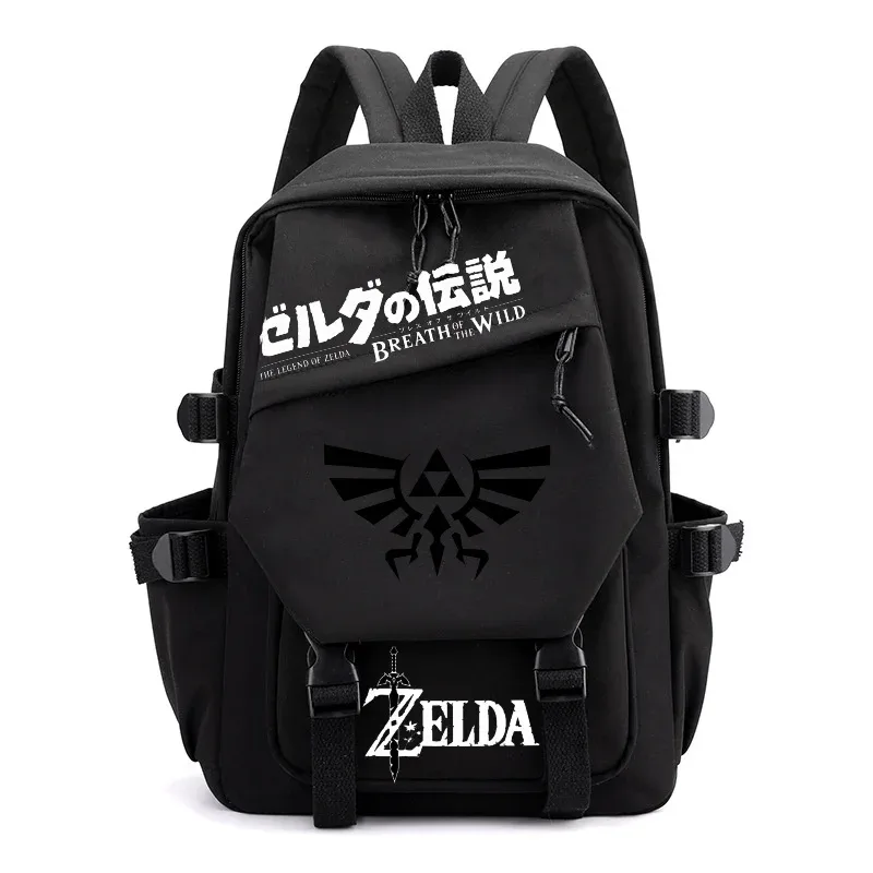 sac à dos étudiant the legend of zelda, sac à bandoulière décontracté pour l'extérieur, sac à dos tendance personnalisé grande capacité mochilas