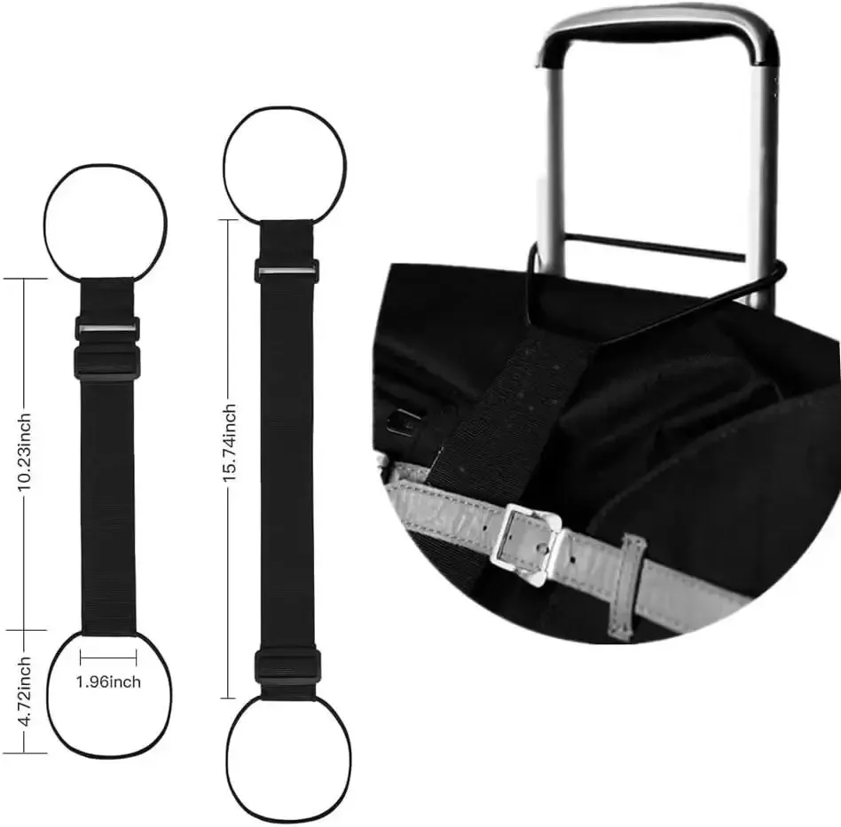 sangle de bagage élastique réglable, sangle de transport, sangle de bagage élastique, ceinture de valise, sangle de sécurité pour bagages de voyage