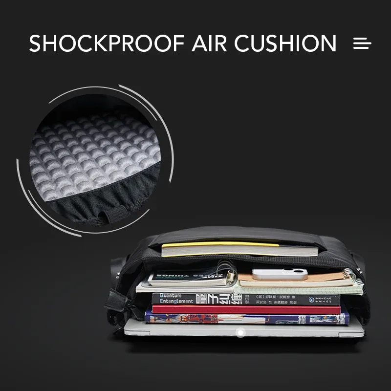 mate elan – sac messager étanche pour hommes d'affaires, étui multifonctionnel pour ordinateur portable, sac à bandoulière décontracté de grande capacité pour hommes