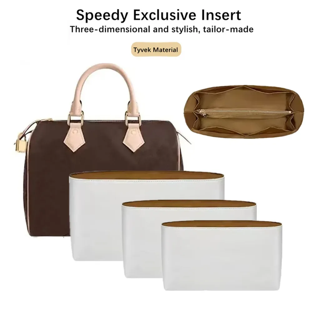organisateur de sac à insérer pour sac à main à rabat lv speedy 253035, sac intérieur, trousse de maquillage, sac de voyage, sac de rangement, accessoires pour sacs fourre-tout
