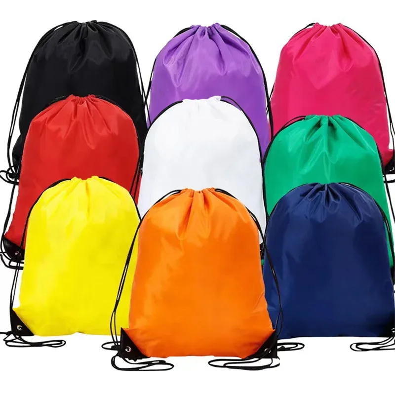 sac à dos étanche unisexe en polyester, sac à dos de sport, poche groupée, sac à dos étudiant, natation, école, proximité, wstring, hommes, femmes