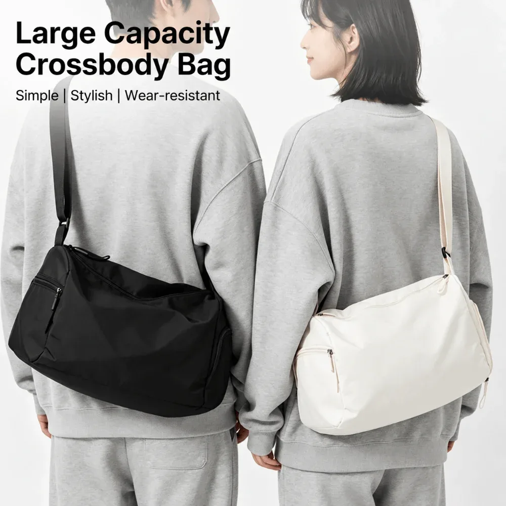 sac de voyage en tissu oxford imperméable, grande capacité, ultraléger, sac fourre-tout de voyage, sangle réglable, sac à dos de sport unisexe