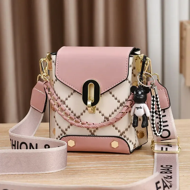 crriflz mini sac carré polyvalent tendance, sac à bandoulière pour téléphone portable pour femmes