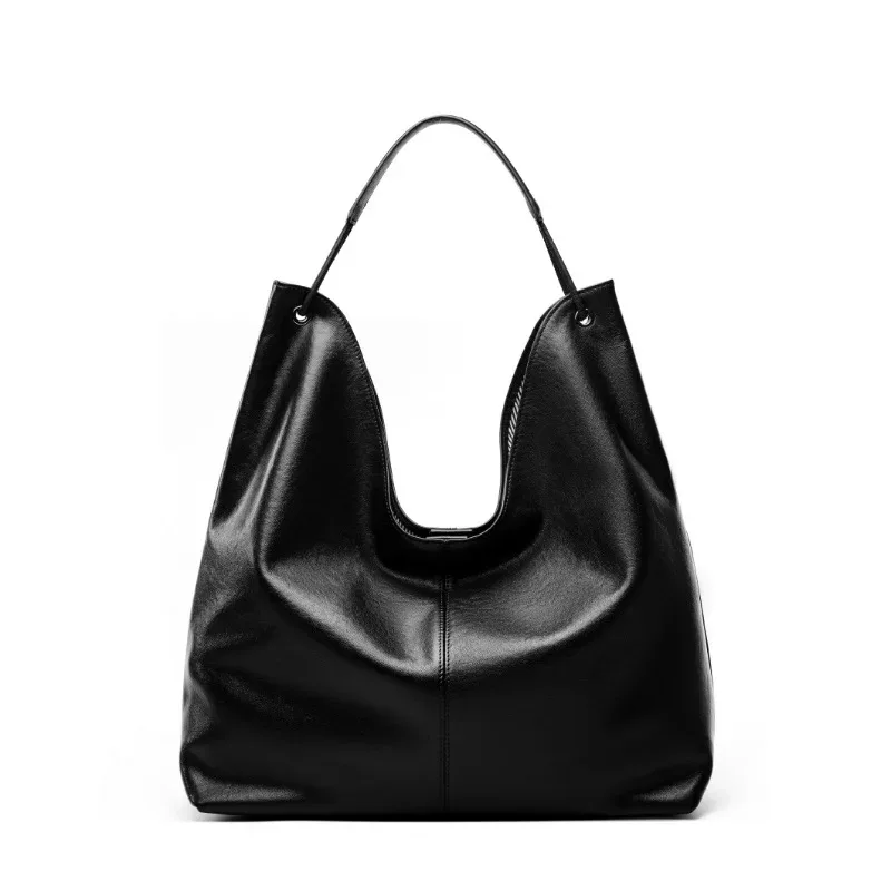 sac à main en cuir véritable pour femme, sac sous les bras, grande capacité, mode unique, lancé, dames, filles, nouveau