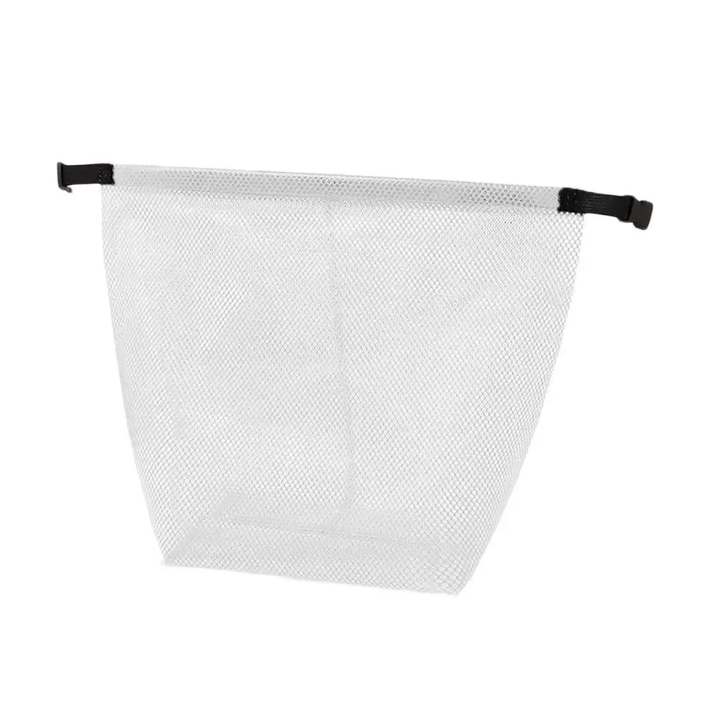 sac de maquillage en maille imperméable, organiseur de toilette portable, sac à main transparent, pochette de rangement de voyage, sac fourre-tout pliable multifonctionnel