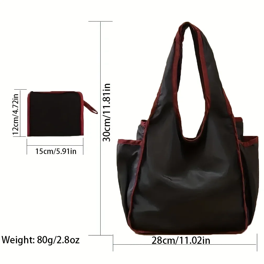 sac de courses pliable et écologique, sac fourre-tout simple et portable, grand sac écologique multicolore, sac d'épicerie, sac spécial, sac de grande capacité