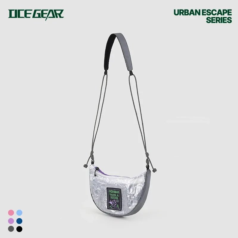 sac à bandoulière en maille ecopak tech, ultraléger 120g, sac demi-lune, imperméable 70psi, sac à bandoulière pour la randonnée et le camping, pour hommes et femmes