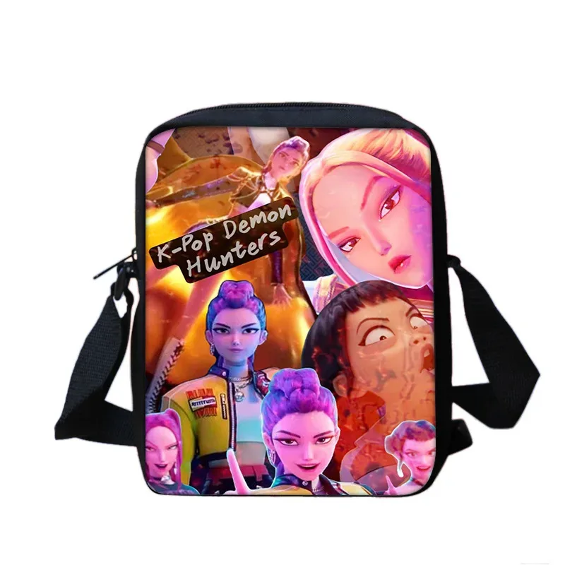 sac à bandoulière pour enfants, avec motifs de dessins animés, bretelles réglables, fermeture à glissière sécurisée, sac léger à porter à l’épaule pour garçons et filles.