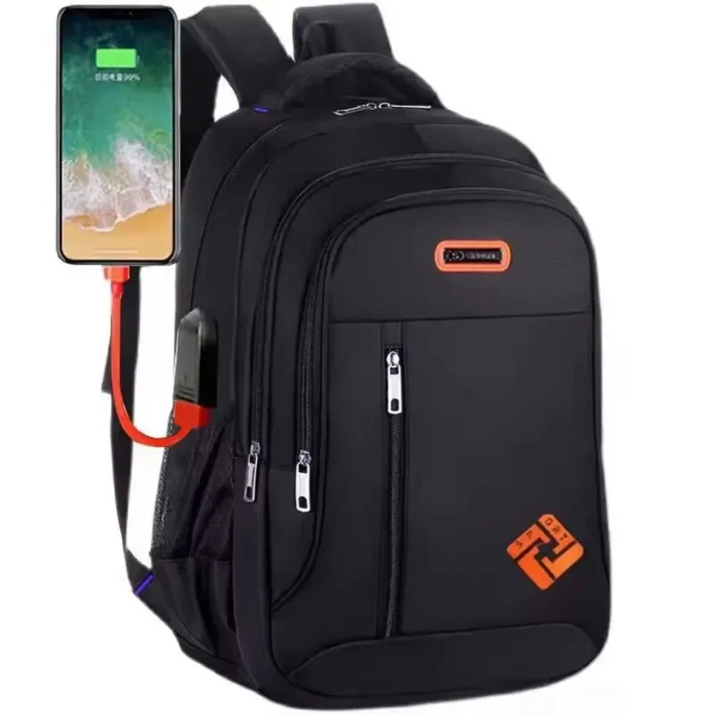 sac à dos multifonctionnel pour ordinateur portable d'affaires, avec port de chargement usb, étanche, grande capacité, résistant à l'usure