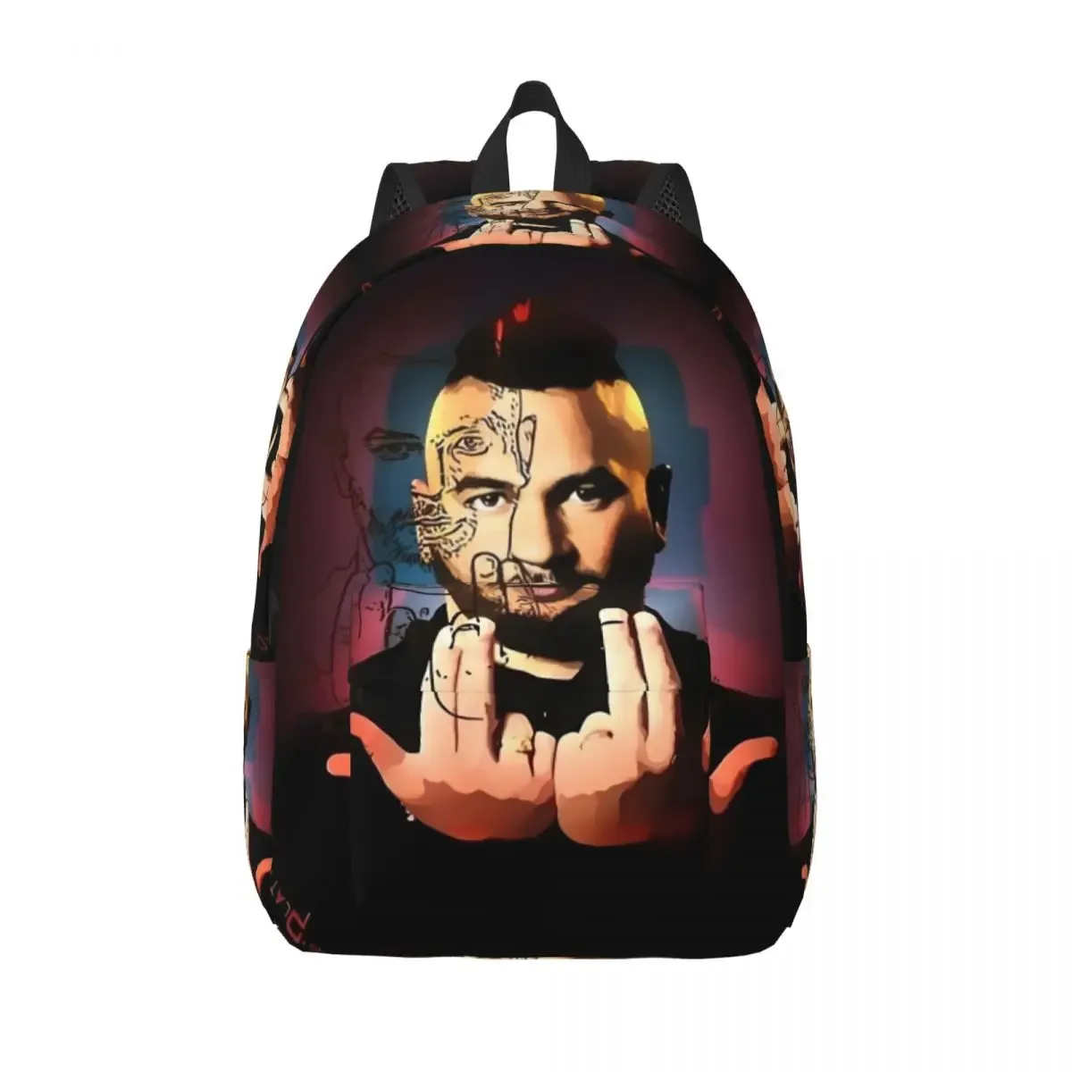 sacs à dos personnalisés en toile pour chanteur français jul, pour femmes et hommes, sac étanche pour école, collège, marseille, sac à livres imprimé