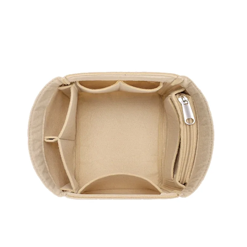 organisateur de sac à cosmétiques en feutre pour femme avec fermeture éclair, insert de sac fourre-tout, compatible avec picotin 18 22, nouveauté 2026