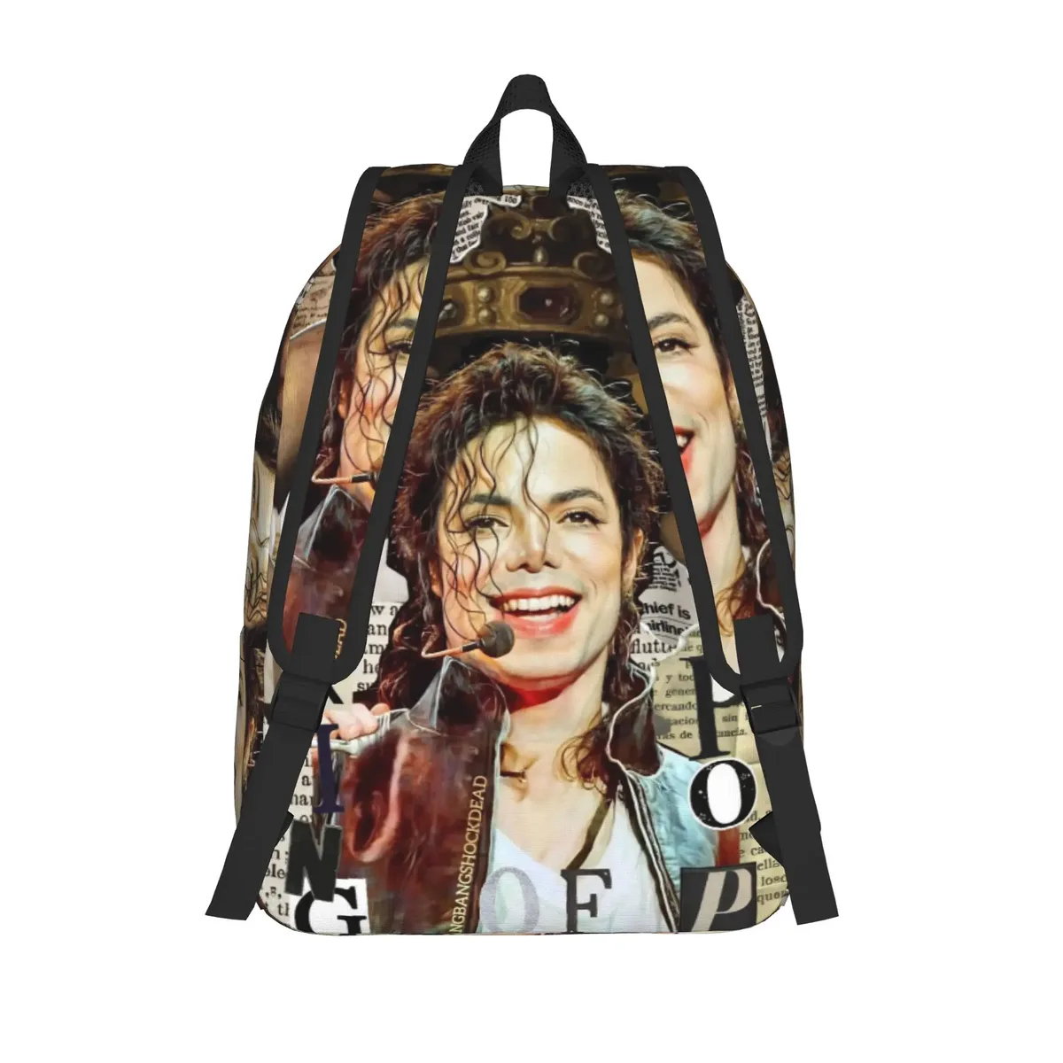 sac à dos michael jacksons musical movie 2026 pour hommes et femmes, sac à dos d'école secondaire, sac à dos professionnel, sacs en toile pour ordinateur portable, sport