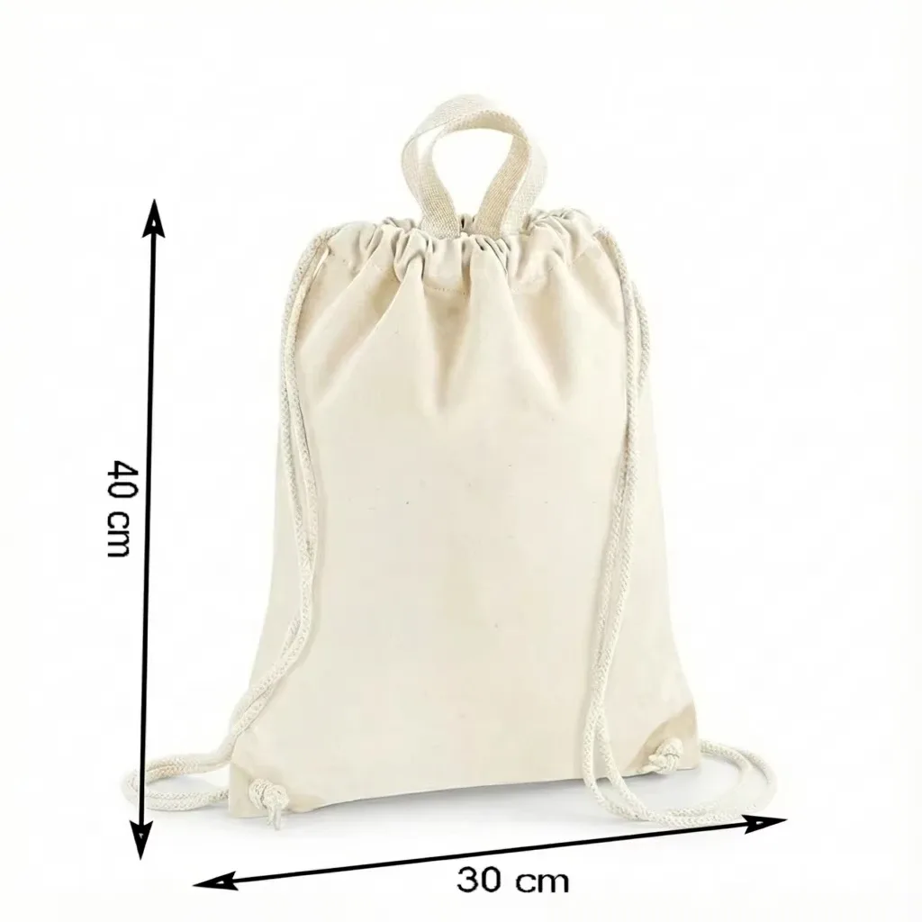 sac de rangement décontracté multi-tailles en coton avec cordon de serrage, pochette cadeau pour mariage, noël, diy, sac anti-poussière pour la maison