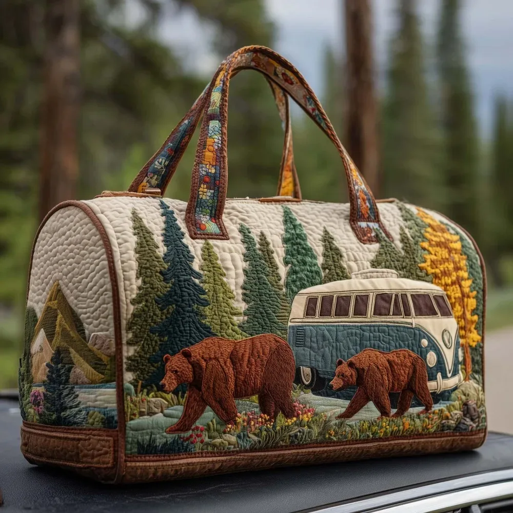sac de voyage matelassé à sangle réglable, grande capacité, matelassage 3d, sac de voyage, sac fourre-tout, sac à main pour courtes distances