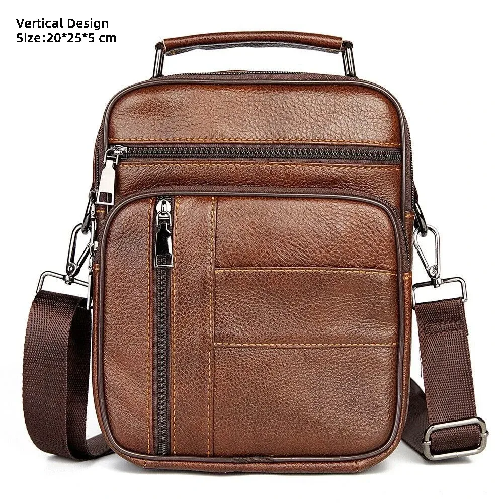 mode chaude hommes sacs de messager sacs à main en cuir véritable pour homme marque de luxe mâle sac à bandoulière pour mini pad garçon sac à bandoulière