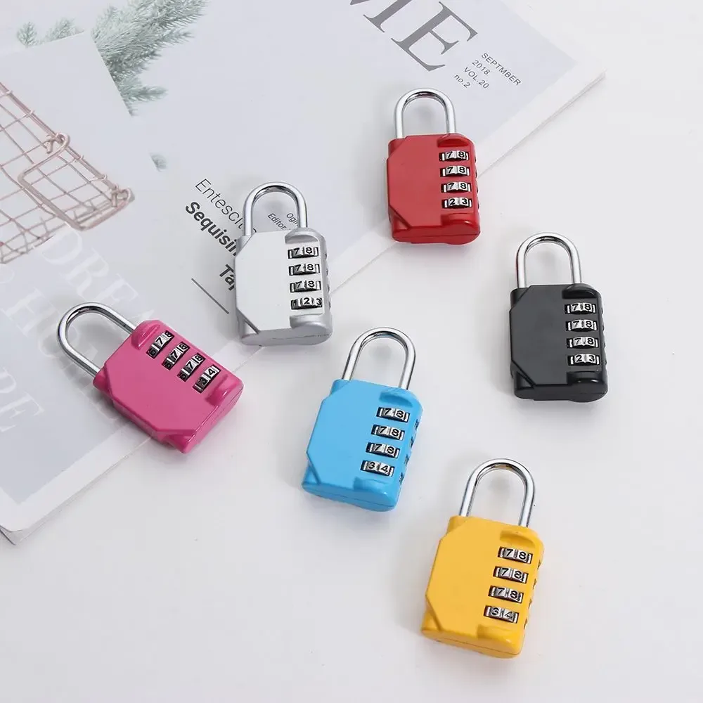 cadenas sécurité métallique code chiffres jaune gris kaki rose rouge vert voyage usage valise bagage