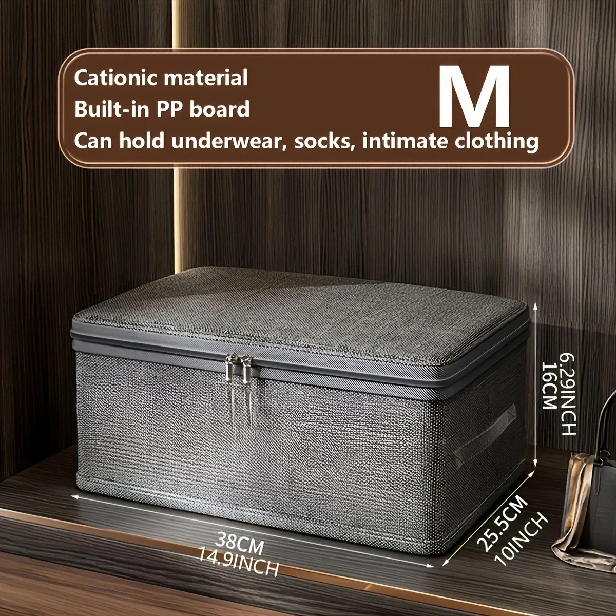 boîte de rangement pliable, organisateur portable en tissu, conteneur de rangement pour vêtements pliables avec roulettes pour l'organisation de la maison 3/1 pièces