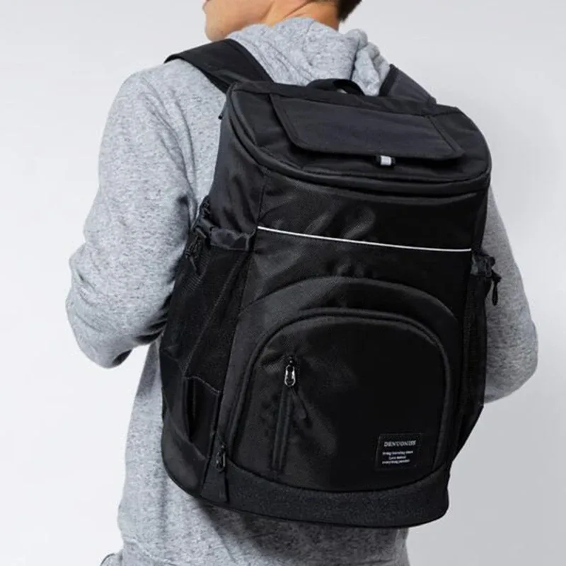 30L réfrigérateur sac thermique isotherme réfrigérateur voyage en plein air plage glace bière sac à dos doux isolé refroidisseur sac à dos