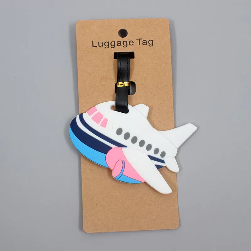 étiquette d'embarquement pour bagages d'avion et de voiture, étiquette portable, porte-adresse, étiquette de bagage, gel de pton, id de valise, créatif, accessoires de voyage