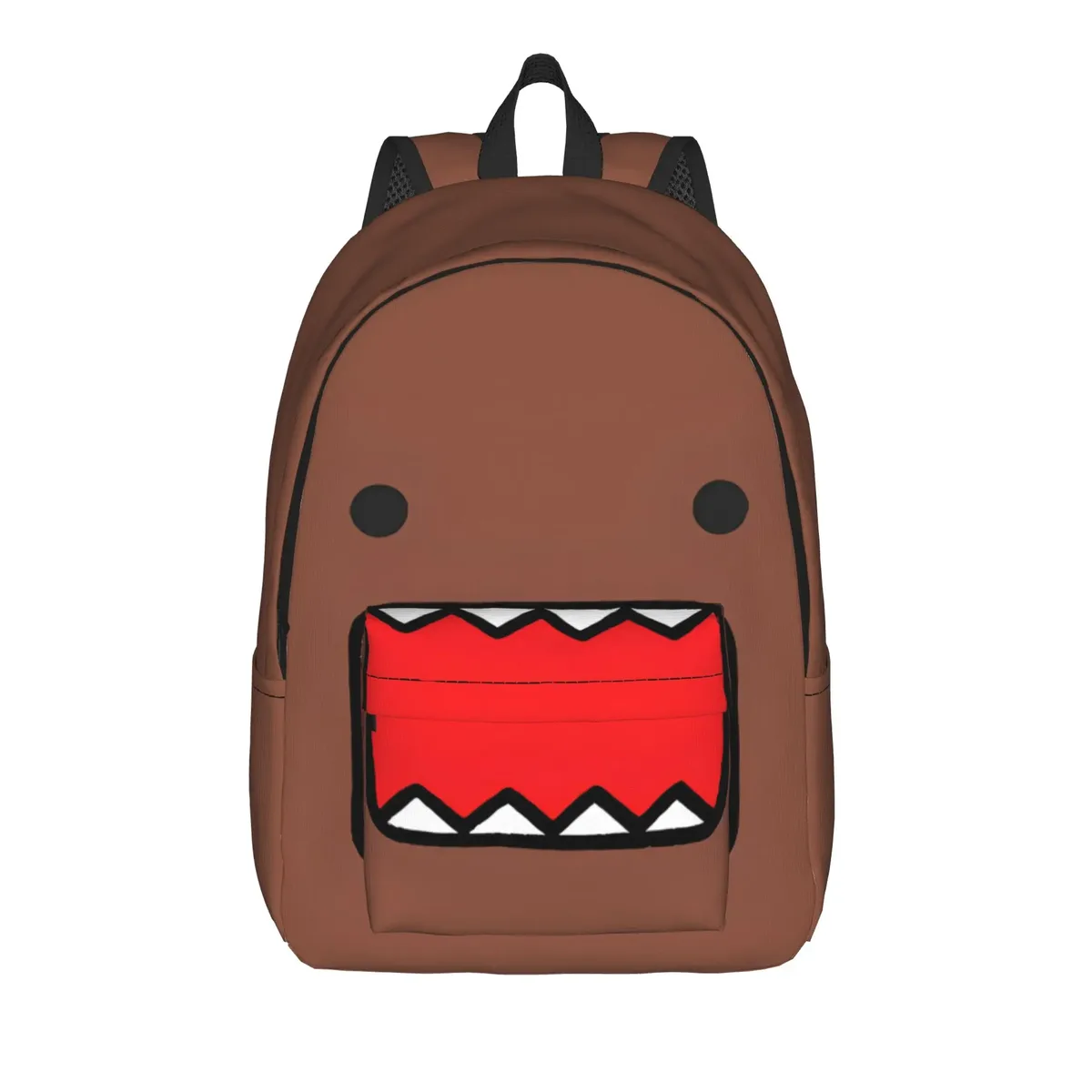 sac à dos meme domo kun pour adolescents, durable, pour étudiants, randonnée, voyage, sac à dos de jour avec motif de poupée anime, pour hommes et femmes, sacs en toile pour ordinateur portable