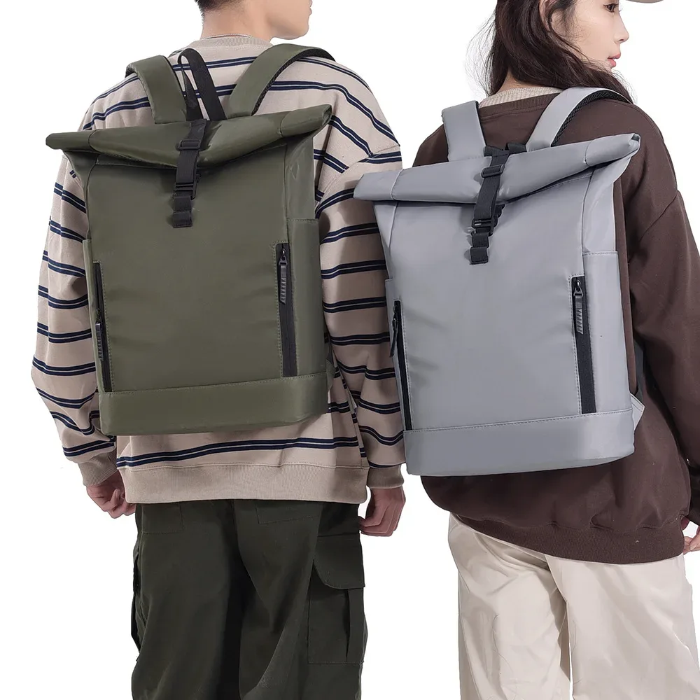 nouveau sac à dos tendance en nylon, tissu résistant à l'usure, sac pour ordinateur portable de 16 pouces, grande capacité pour les voyages d'affaires, les déplacements et les loisirs