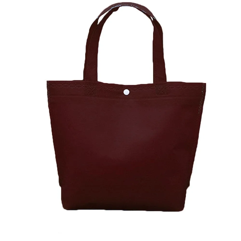 sac fourre-tout en toile écologique réutilisable et portable pour femmes, sac de shopping en tissu non tissé, sac de rangement pour épicerie