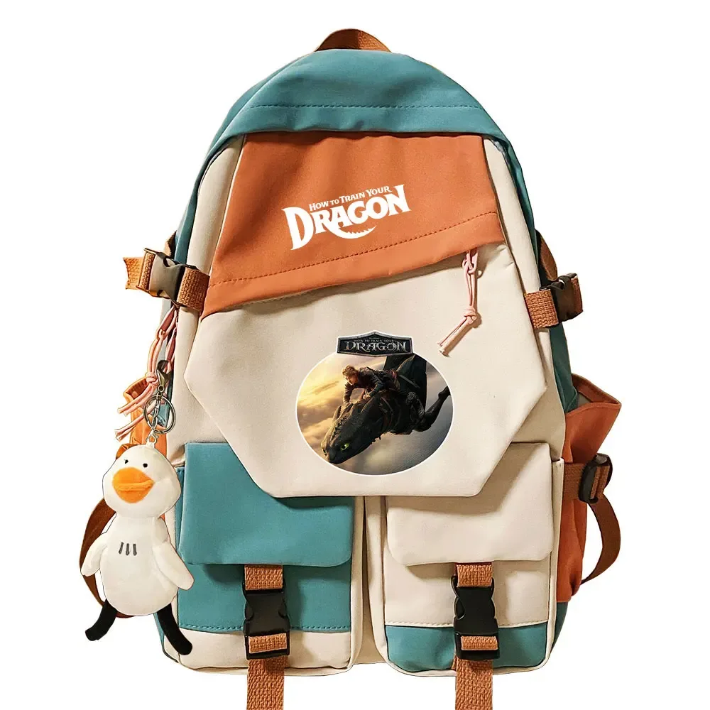 sac à dos pour filles et garçons « comment dresser son dragon », sac à dos pour l'école, sac à dos pour adolescents, femmes, voyage, ordinateur portable, sac à dos pour étudiants, mochila