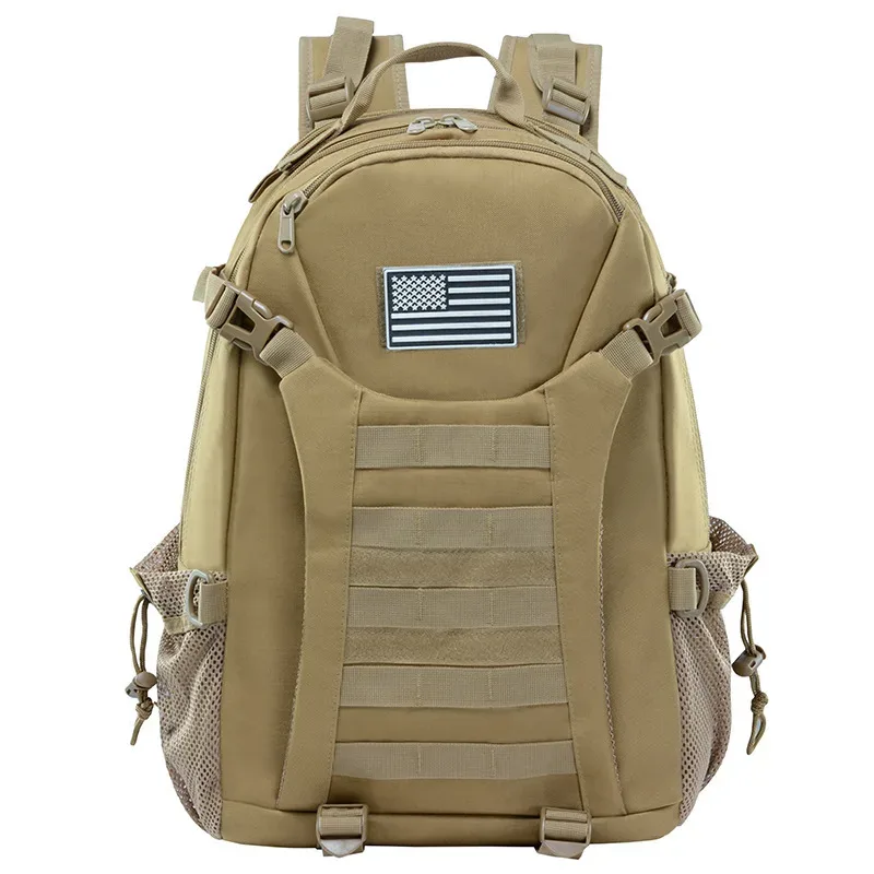 sac à dos tactique pour sports de plein air, léger, grande capacité, sac de voyage, sac d'école pour ordinateur portable, en tissu oxford, décontracté pour hommes