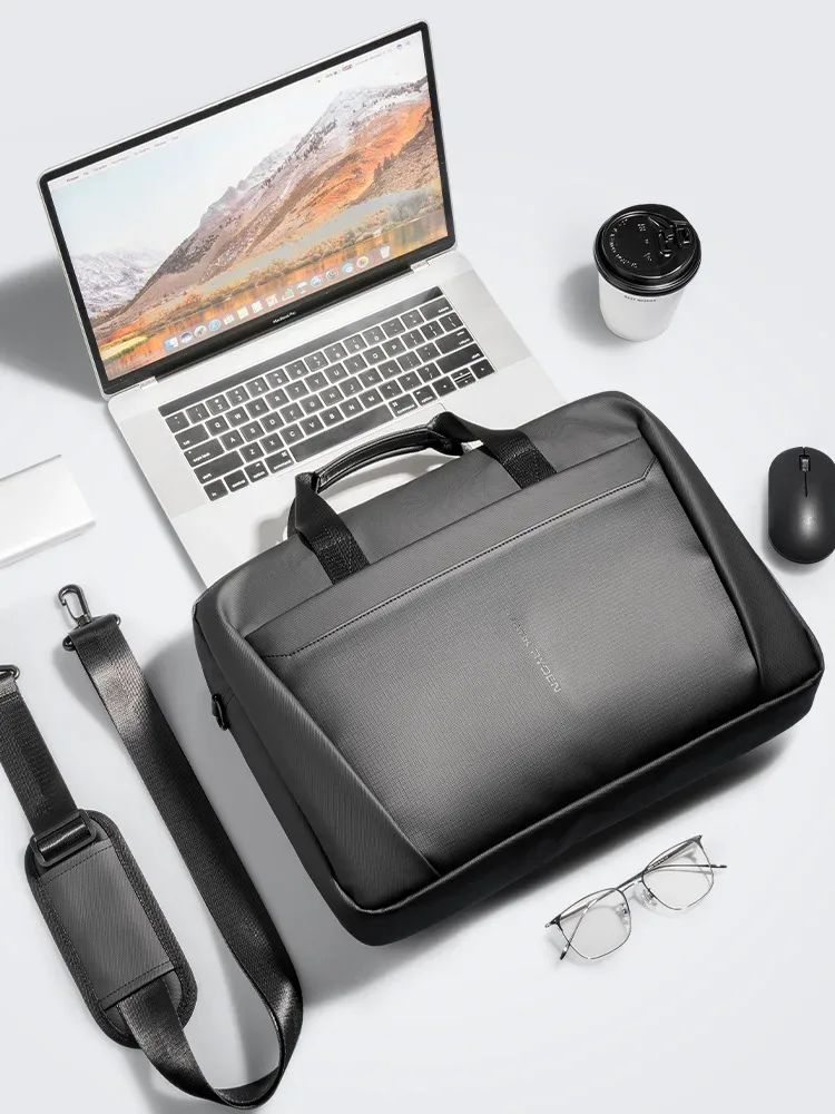mark ryden offre spéciale pochette d'ordinateur grande capacité fichier sac ordinateur portable pochette de protection porte-documents sac à bandoulière